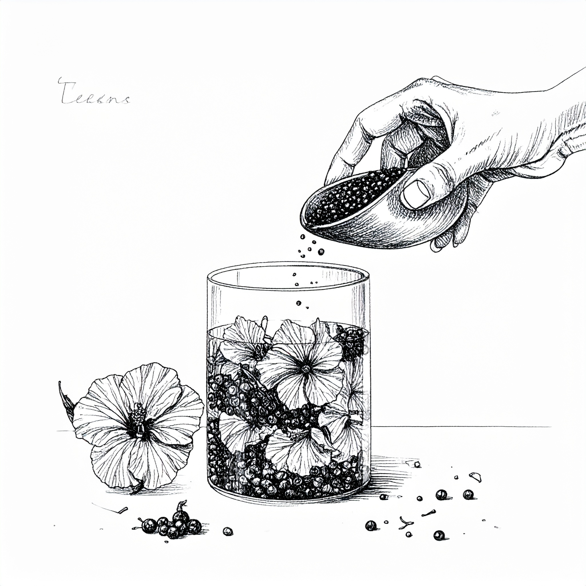 Meticulous Hand Selection of Raw Flora Petals