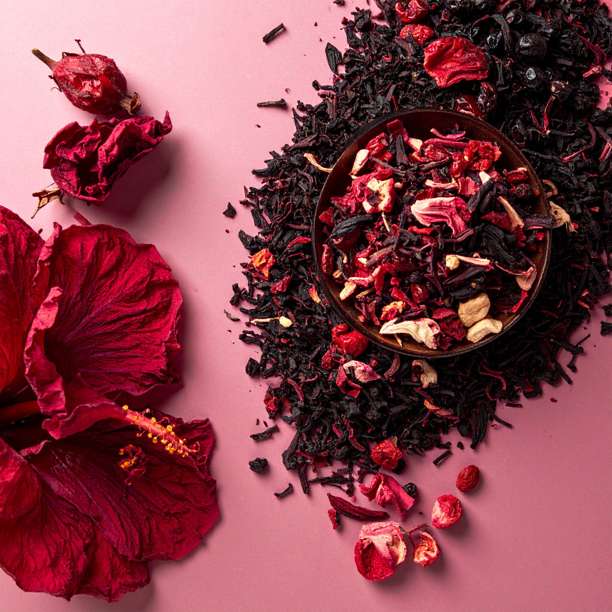 Hibiscus Berry Burst Product Canvas